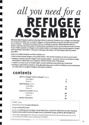 Cover image: All you need for a refugee assembly